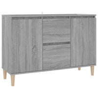 Credenza Grigio Sonoma 101x35x70 cm in Legno Ingegnerizzato