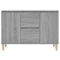 Credenza Grigio Sonoma 101x35x70 cm in Legno Ingegnerizzato