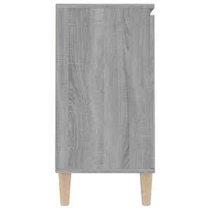 Credenza Grigio Sonoma 101x35x70 cm in Legno Ingegnerizzato