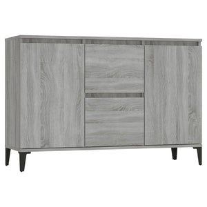 Credenza Grigio Sonoma 102x35x70 cm in Legno Multistrato 815166