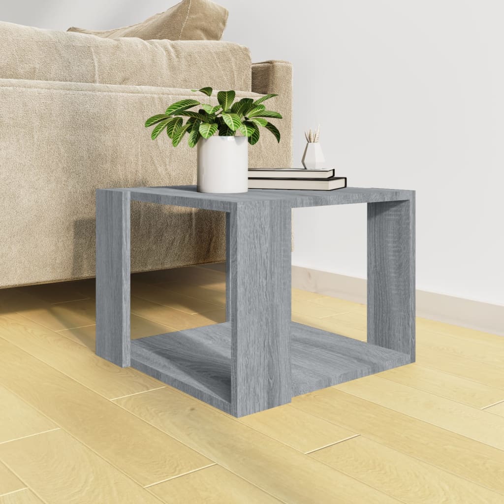 Tavolino Salotto Grigio Sonoma 40x40x30cm Legno Ingegnerizzato 815169