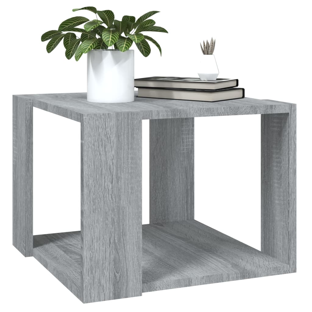 Tavolino Salotto Grigio Sonoma 40x40x30cm Legno Ingegnerizzato 815169