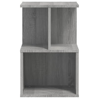 Comodini 2 pz Grigio Sonoma 35x35x55 cm in Legno Multistrato 815186