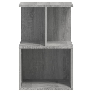 Comodini 2 pz Grigio Sonoma 35x35x55 cm in Legno Multistrato 815186