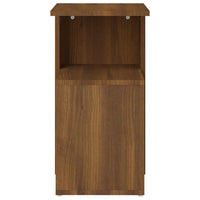 Tavolino da Salotto Rovere Marrone 36x30x56cm Legno Multistrato 815191