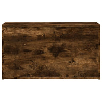 Cassapanca Rovere Fumo 84x42x46 cm in Legno Ingegnerizzato cod mxl 48701