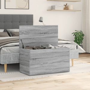 Cassapanca Grigio Sonoma 84x42x46 cm in Legno Ingegnerizzato cod mxl 51298