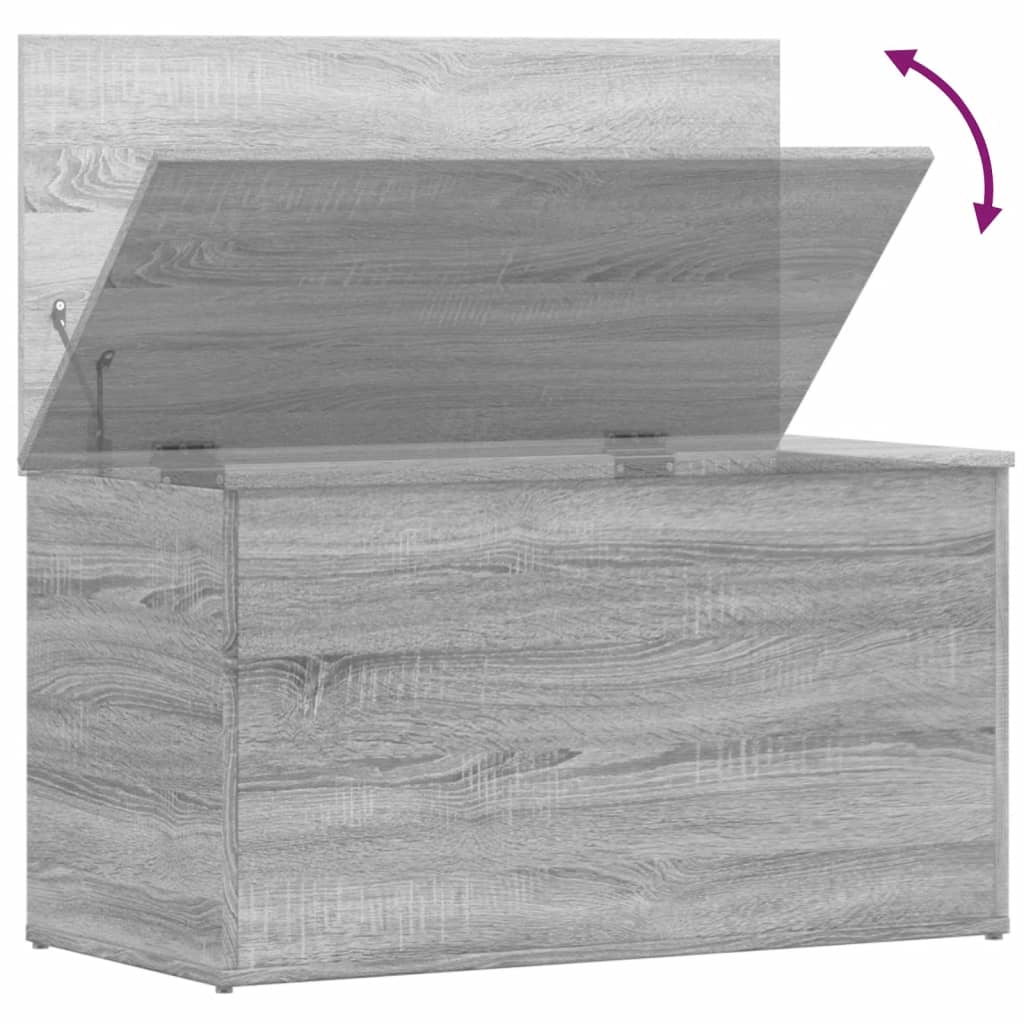 Cassapanca Grigio Sonoma 84x42x46 cm in Legno Ingegnerizzato cod mxl 51298