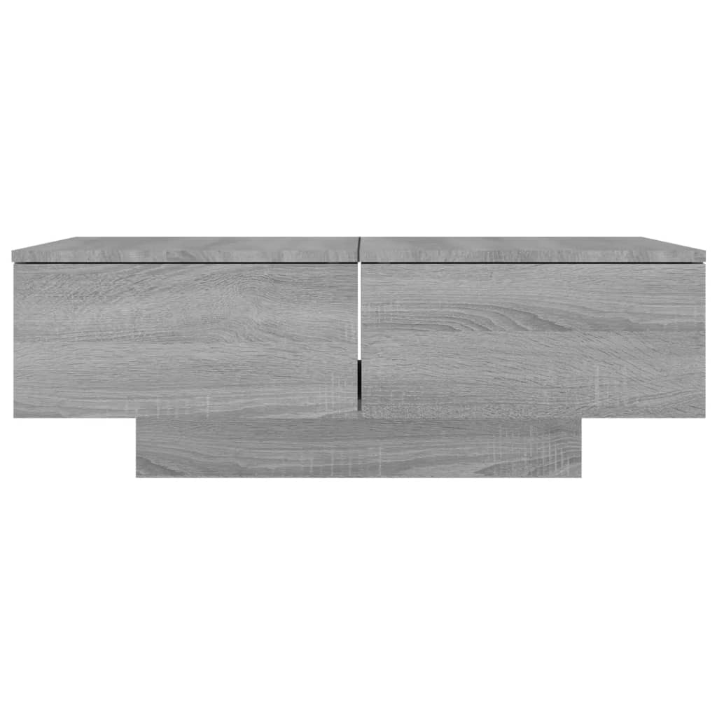 Tavolino da Salotto Grigio Sonoma 90x60x31 cm Legno Multistrato 815196