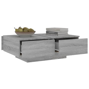 Tavolino da Salotto Grigio Sonoma 90x60x31 cm Legno Multistrato 815196
