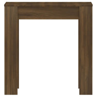 Tavolo da Pranzo Rovere Marrone 140x74,5x76cm Legno Multistrato 815200