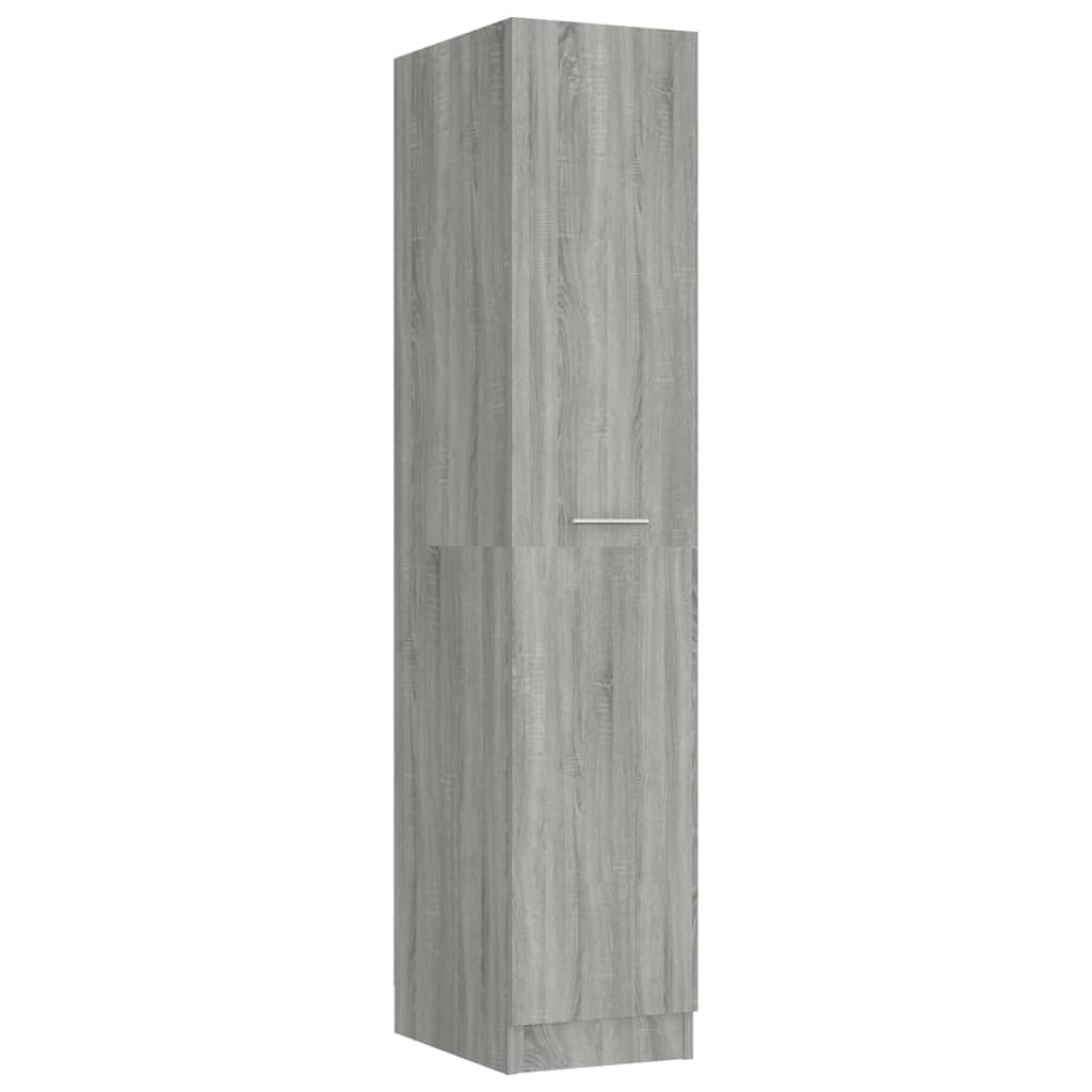 Mobile Farmacia Grigio Sonoma 30x42,5x150 cm Legno Multistrato 815202