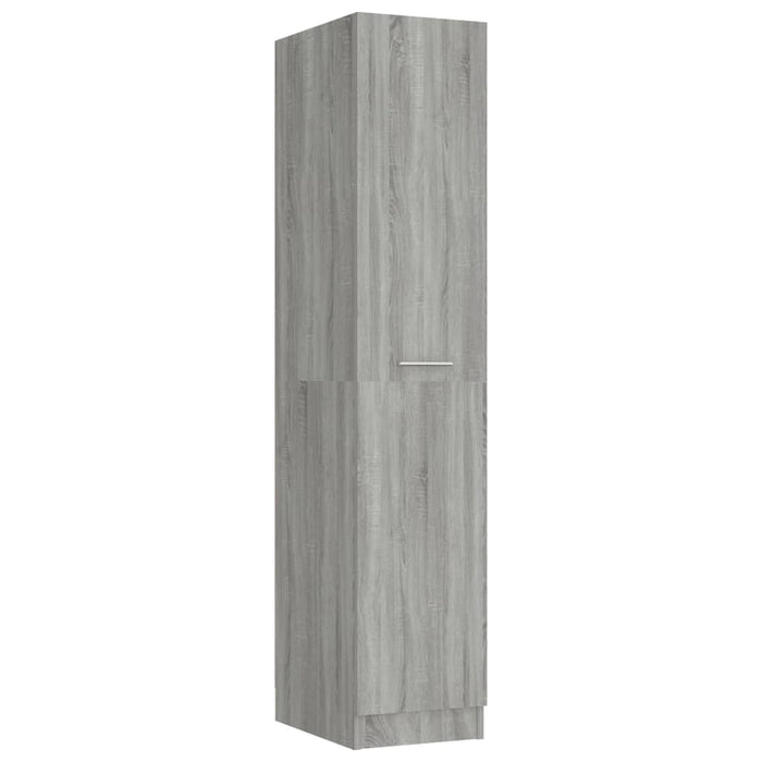 Mobile Farmacia Grigio Sonoma 30x42,5x150 cm Legno Multistrato 815202