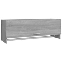 Armadio Grigio Sonoma 100x32,5x35 cm in Legno Ingegnerizzato cod mxl 75683
