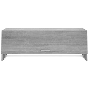 Armadio Grigio Sonoma 100x32,5x35 cm in Legno Ingegnerizzato cod mxl 75683