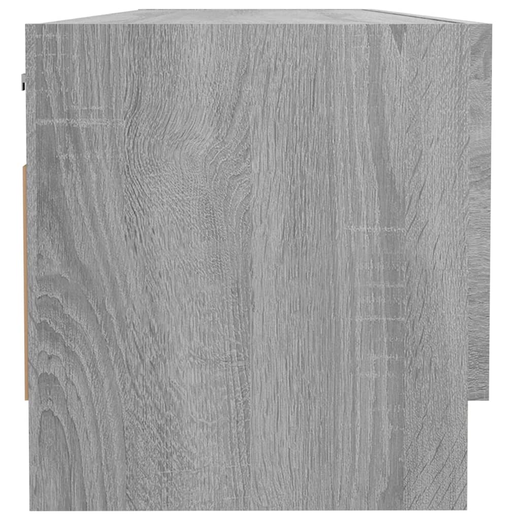 Armadio Grigio Sonoma 100x32,5x35 cm in Legno Ingegnerizzato 815214