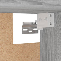 Armadio Grigio Sonoma 100x32,5x35 cm in Legno Ingegnerizzato 815214