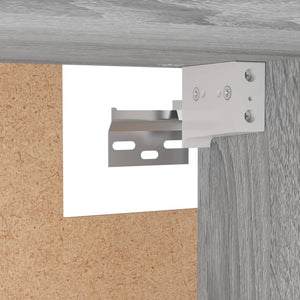 Armadio Grigio Sonoma 100x32,5x35 cm in Legno Ingegnerizzato 815214