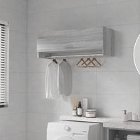 Armadio Grigio Sonoma 100x32,5x35 cm in Legno Ingegnerizzato 815214