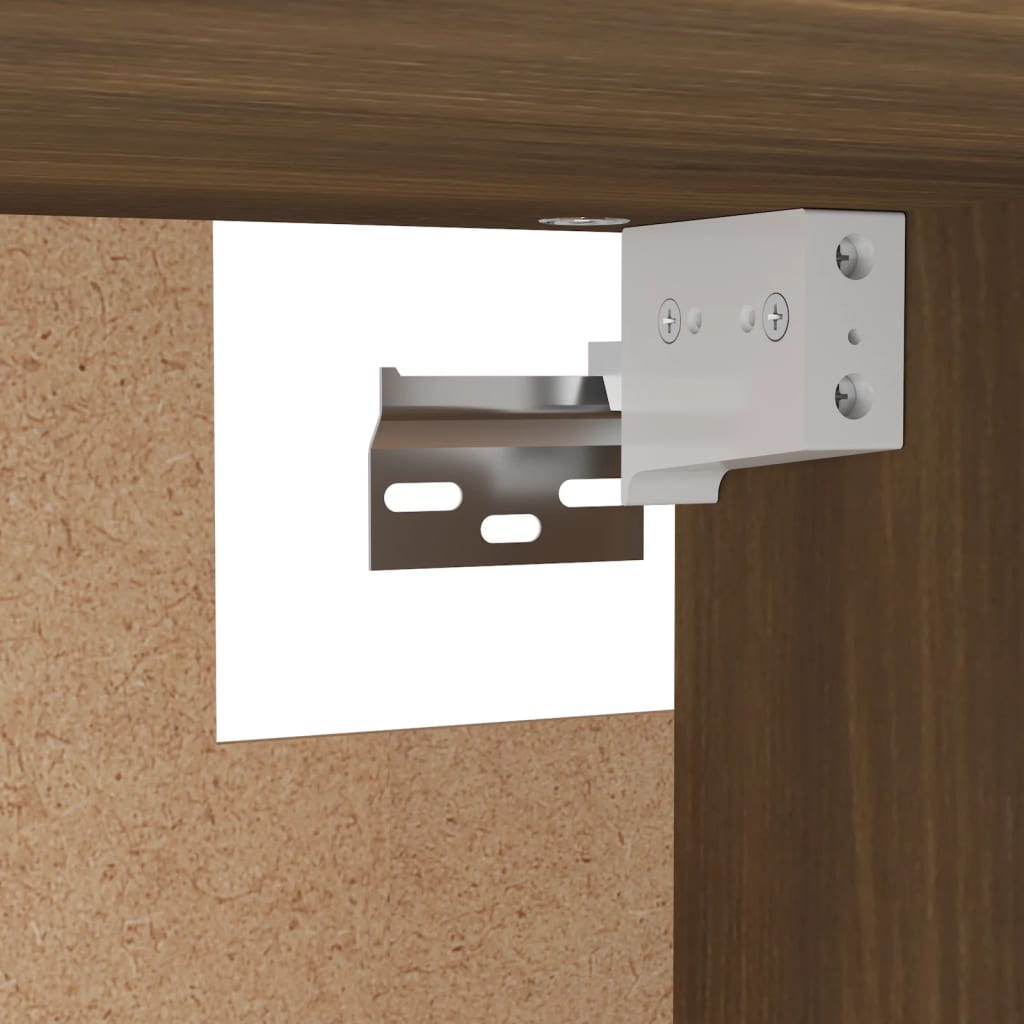 Armadio Rovere Marrone 100x32,5x35 cm in Legno Ingegnerizzato cod mxl 68928