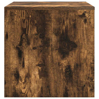 Tavolini Impilabili 3 pz Rovere Fumo in Legno Multistrato cod mxl 38519