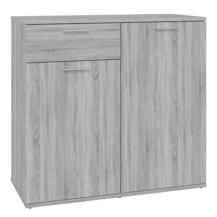 Credenza-Buffet-Armadio da cucina Grigio Sonoma 80x36x75 cm in Legno Multistrato