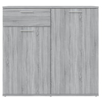 Credenza Grigio Sonoma 80x36x75 cm in Legno Multistrato cod mxl 23855