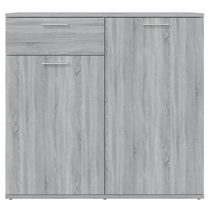 Credenza-Buffet-Armadio da cucina Grigio Sonoma 80x36x75 cm in Legno Multistrato