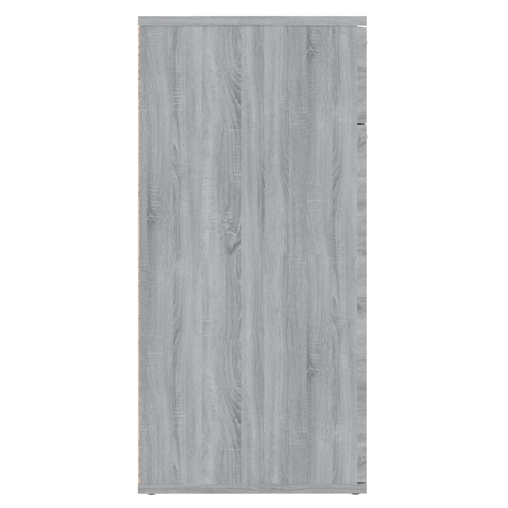 Credenza Grigio Sonoma 80x36x75 cm in Legno Multistrato cod mxl 23855
