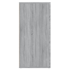 Credenza Grigio Sonoma 80x36x75 cm in Legno Multistrato cod mxl 23855