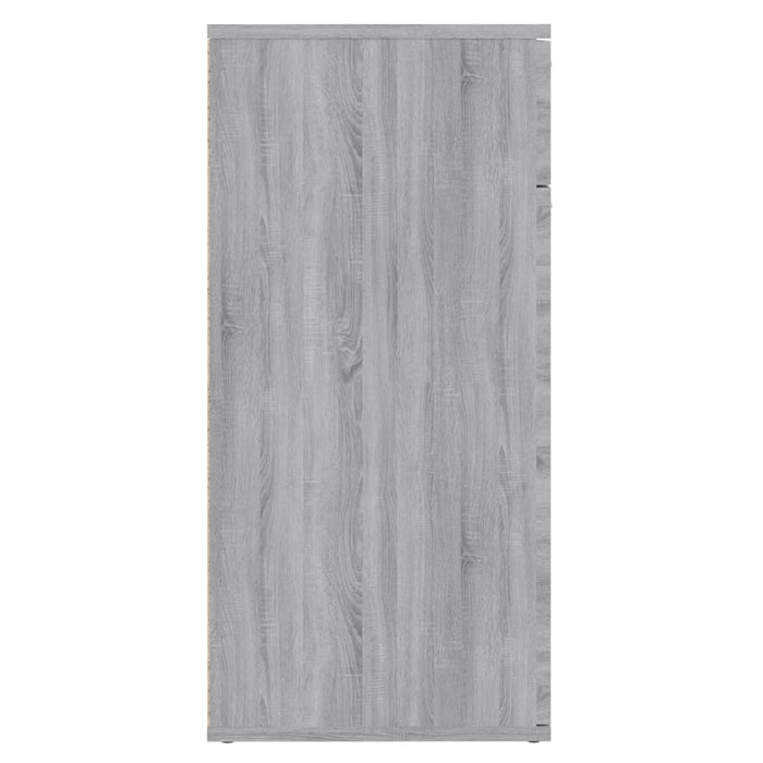 Credenza Grigio Sonoma 80x36x75 cm in Legno Multistrato cod mxl 23855