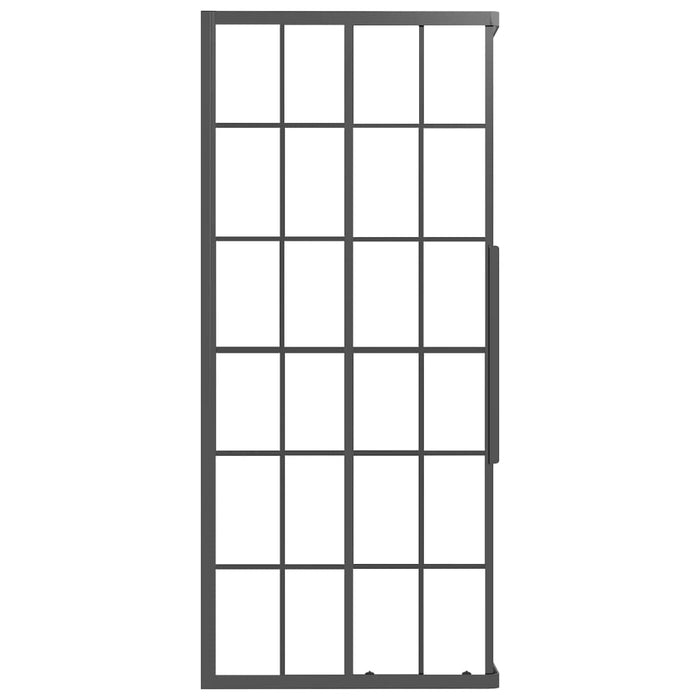 Cabina Doccia ESG Smerigliato 80x70x180 cm Nera 151860