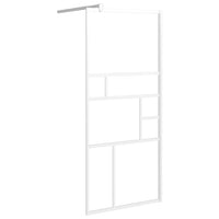 Parete per Doccia Walk in 90x195 cm in Vetro ESG Bianco 151869