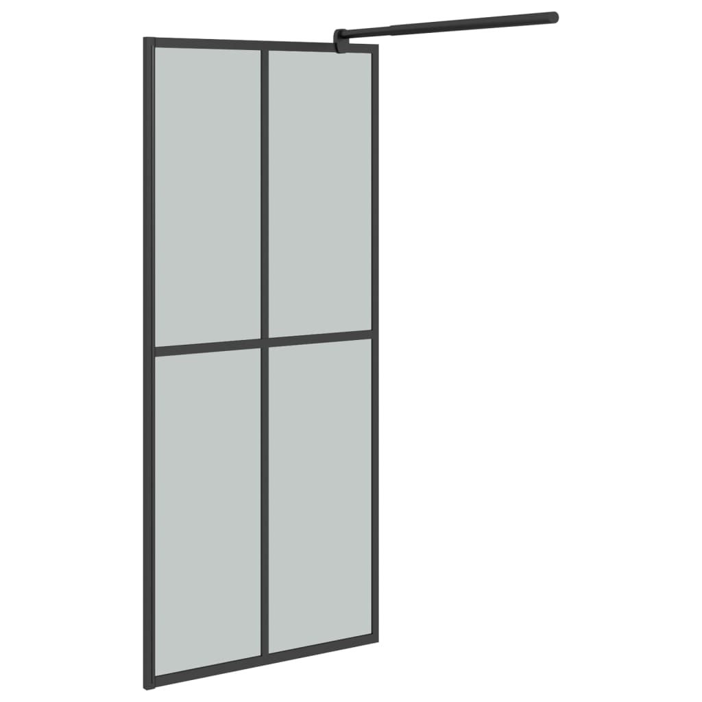 Cabina Doccia 90x195 cm Vetro Temperato Scuro cod mxl 50738