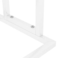 Portasciugamani Autoportante Bianco 48x24x78,5 cm in Ferro 343088