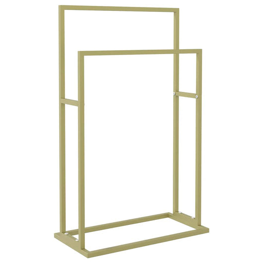 Portasciugamani da Pavimento Oro 48x24x78,5 cm in Ferro 343089