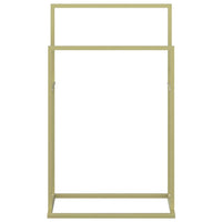 Portasciugamani da Pavimento Oro 48x24x78,5 cm in Ferro 343089