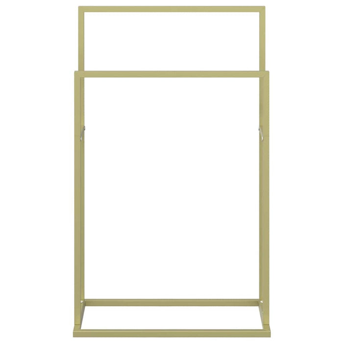 Portasciugamani da Pavimento Oro 48x24x78,5 cm in Ferro 343089