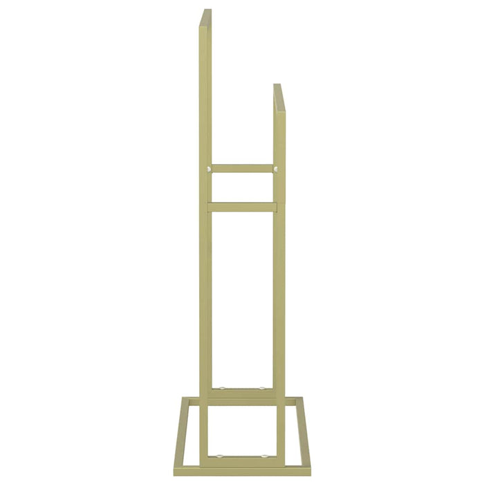 Portasciugamani da Pavimento Oro 48x24x78,5 cm in Ferro 343089