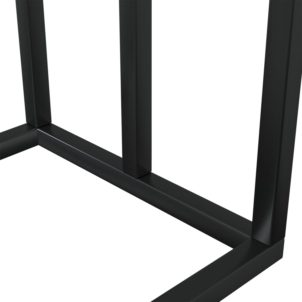 Porta asciugamani da terra 48 x 24 x 79 cm ferro nero 02_0005532