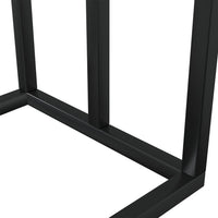 Porta asciugamani da terra 48 x 24 x 79 cm ferro nero 02_0005532