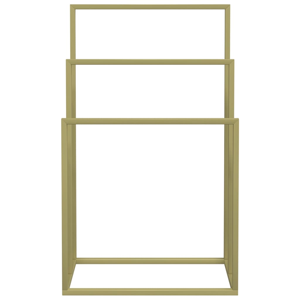 Portasciugamani da Pavimento Oro 48x24x79cm in Ferro cod mxl 52932