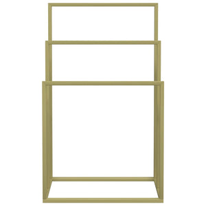 Portasciugamani da Pavimento Oro 48x24x79cm in Ferro cod mxl 52932