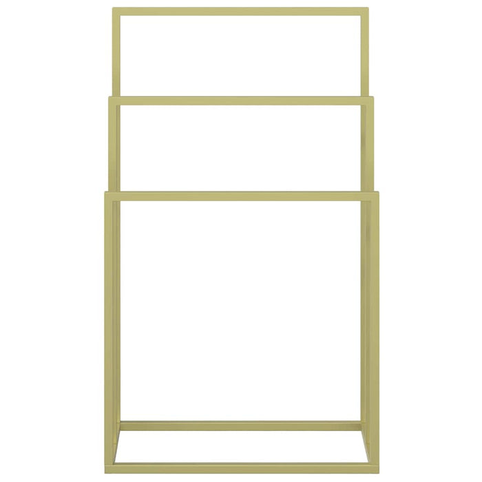 Portasciugamani da Pavimento Oro 48x24x79cm in Ferro 343092