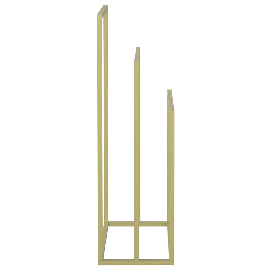 Portasciugamani da Pavimento Oro 48x24x79cm in Ferro 343092