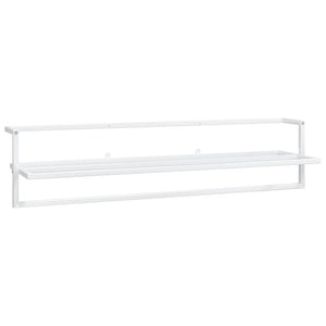 Porta asciugamani 95 x 25 x 22 cm ferro bianco 02_0005482