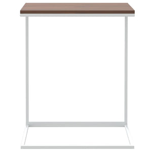 Tavolino da Salotto-Tavolino da soggiorno Bianco 55x35x66 cm in Legno Multistrato 449120
