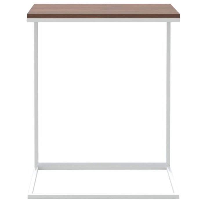 Tavolino da Salotto-Tavolino da soggiorno Bianco 55x35x66 cm in Legno Multistrato 449120
