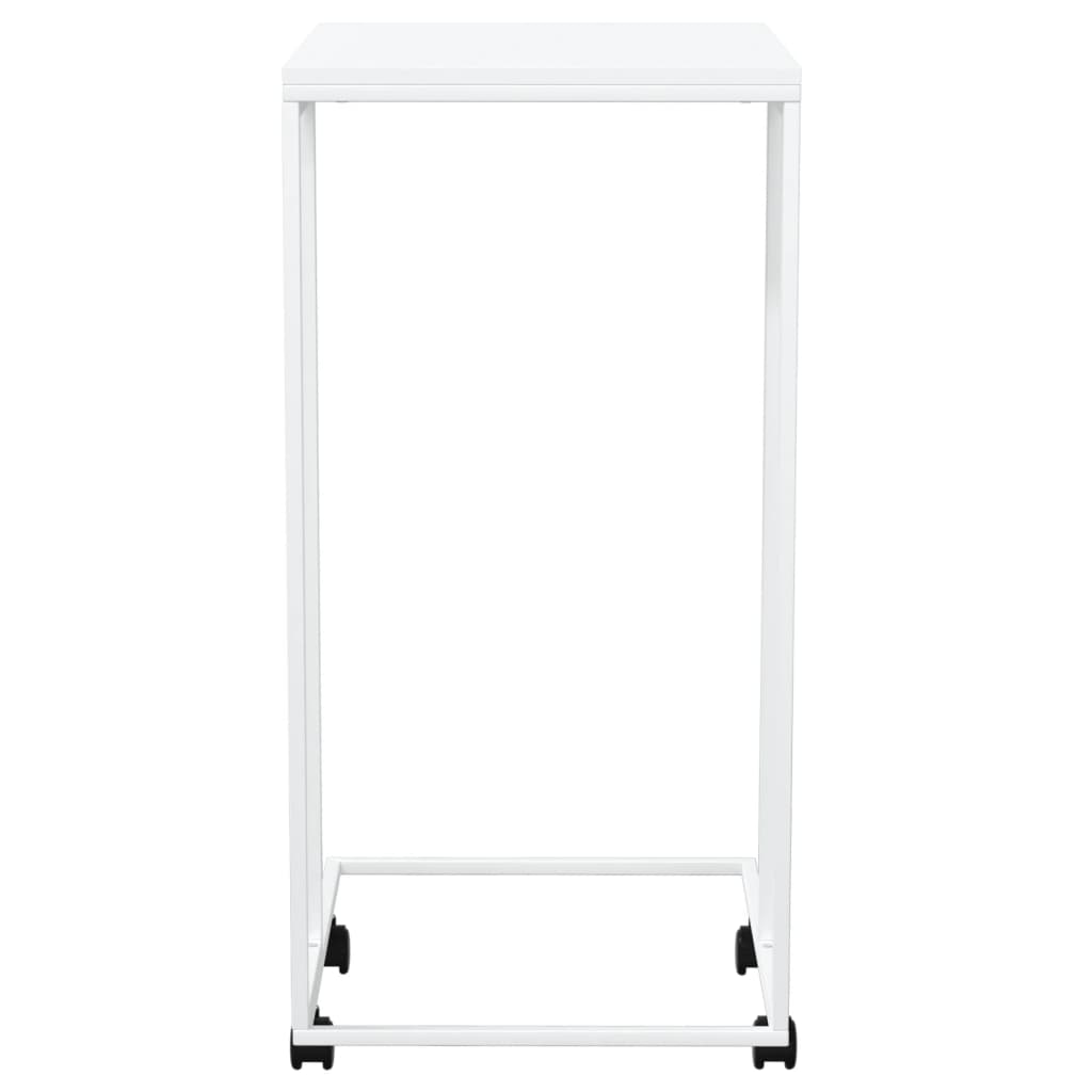 Tavolino con Ruote Bianco 40x30x63,5cm in Legno Ingegnerizzato cod mxl 63756