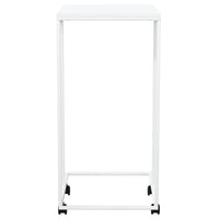 Tavolino con Ruote Bianco 40x30x63,5cm in Legno Ingegnerizzato cod mxl 63756